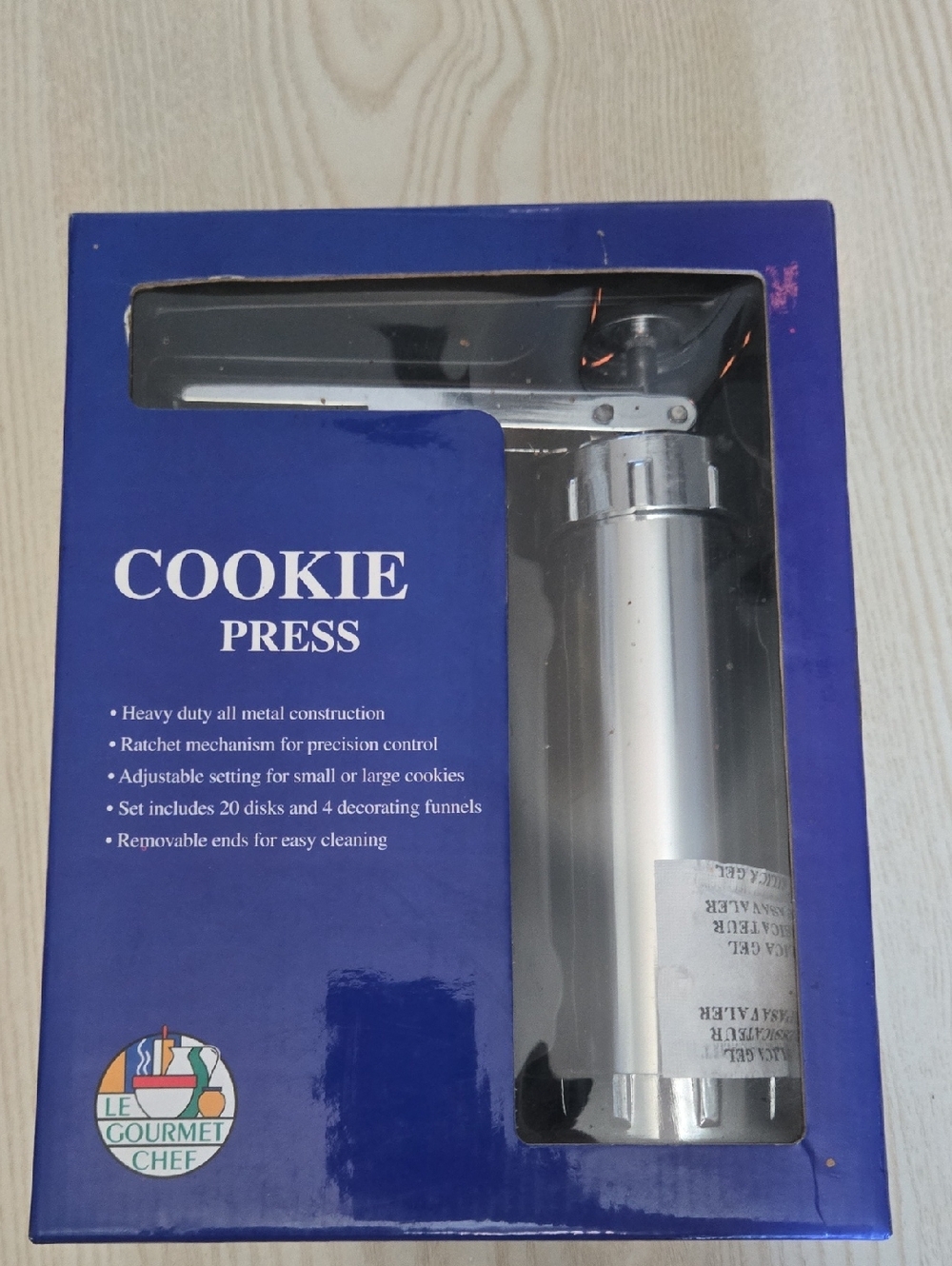 Silver Cookie Press - Silver